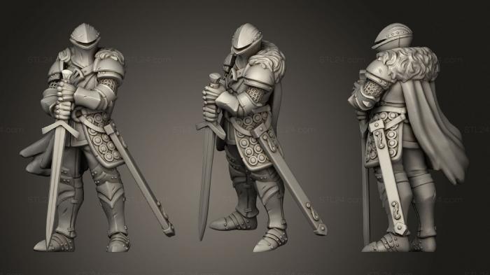 Military figurines (Knight01, STKW_1320) 3D models for cnc